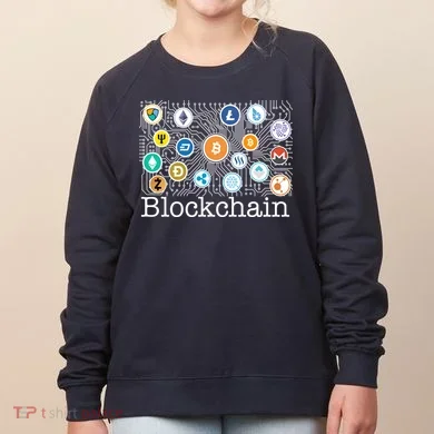 Blockchain Cryptocurrency Logos Women's Sweatshirt