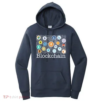 Blockchain Cryptocurrency Logos Women's Hoodie
