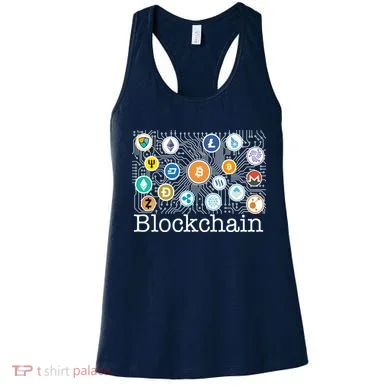 Blockchain Cryptocurrency Logos Women's Tank Top