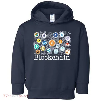 Blockchain Cryptocurrency Logos Toddler Hoodie