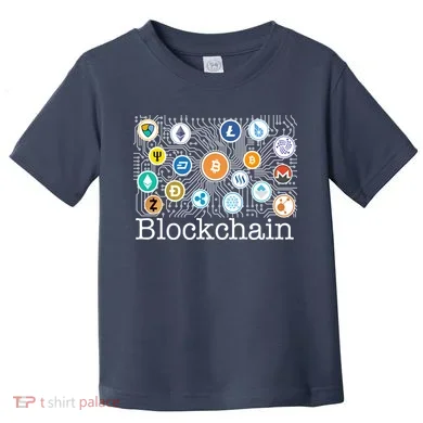 Blockchain Cryptocurrency Logos Toddler T-Shirt