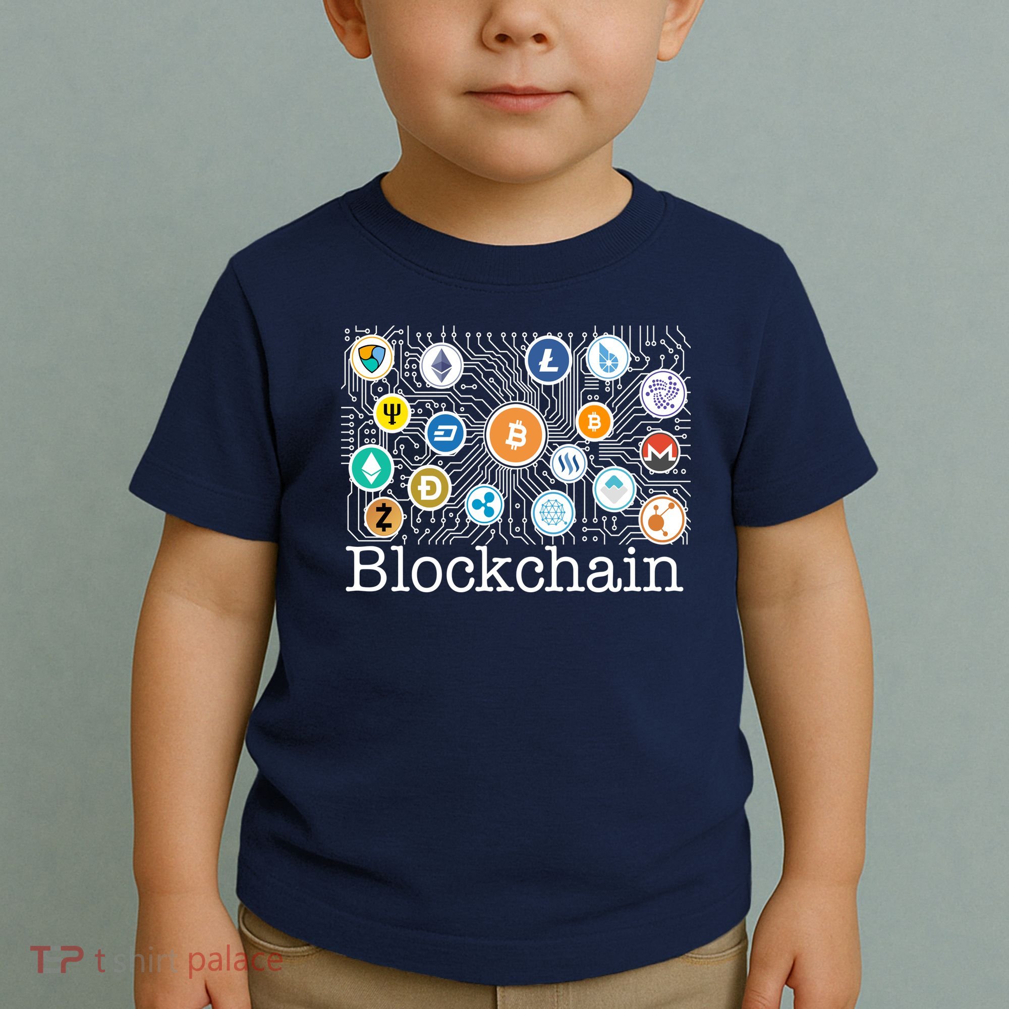 Blockchain Cryptocurrency Logos Toddler T-Shirt