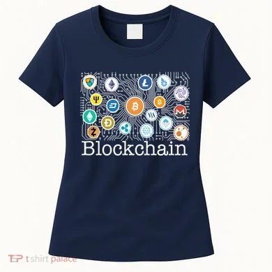 Blockchain Cryptocurrency Logos Women's T-Shirt