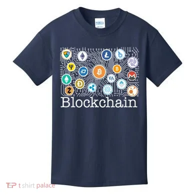 Blockchain Cryptocurrency Logos Kids T-Shirt