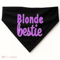 Blonde Bestie USA-Made Doggie Bandana thumb 0