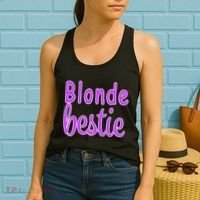Blonde Bestie Women's Tank Top thumb 2
