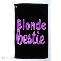 Blonde Bestie Golf Towel thumb 0
