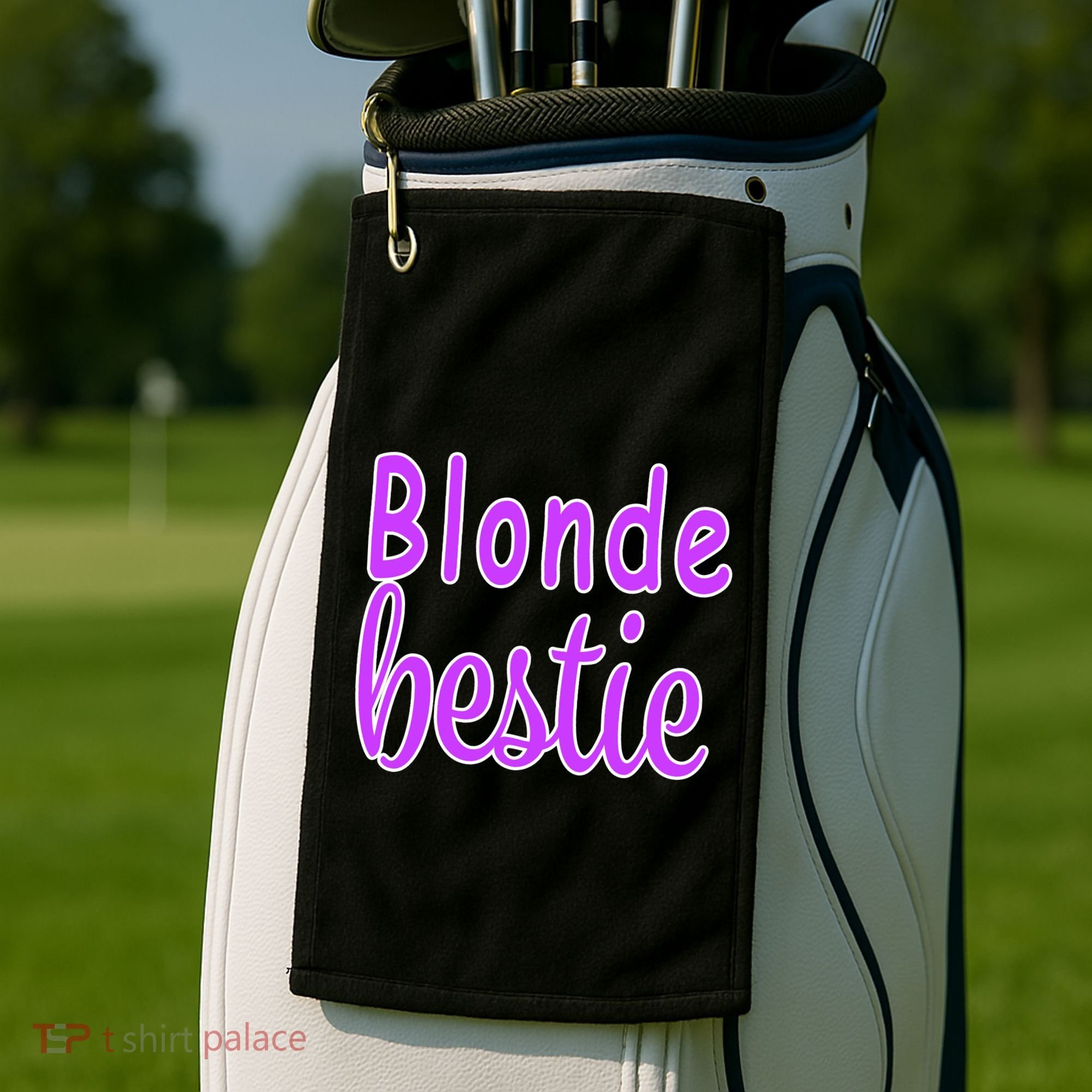 Blonde Bestie Golf Towel