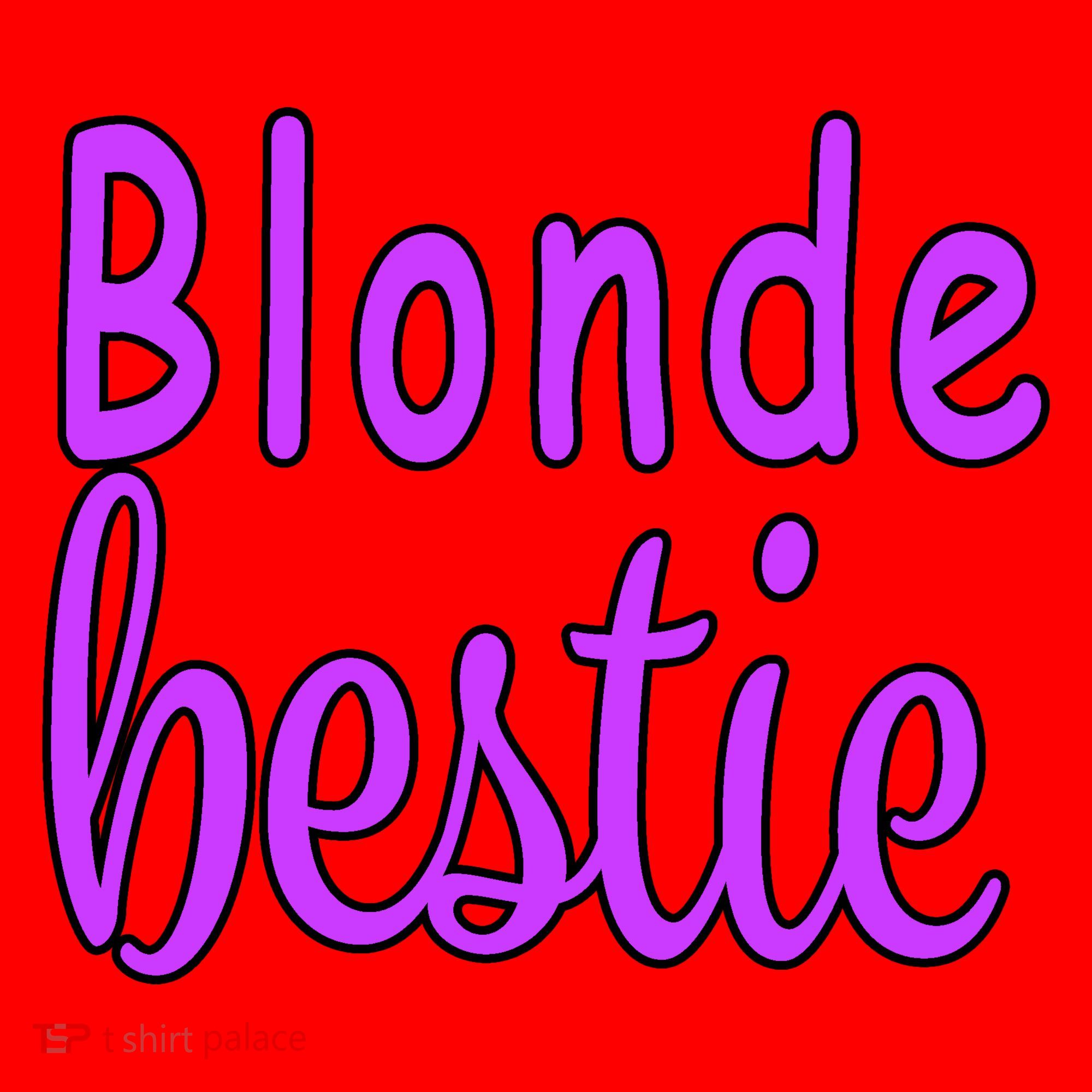 Blonde Bestie Santa Hat