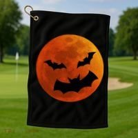 Blood Moon Golf Towel thumb 1