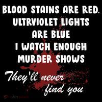 Blood Stains Are Red Ultraviolet Lights Are Blue Women's Hoodie thumb 2