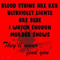 Blood Stains Are Red Ultraviolet Lights Are Blue Santa Hat thumb 1