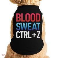 Blood Sweat Ctrl Z Doggie Tank thumb 0
