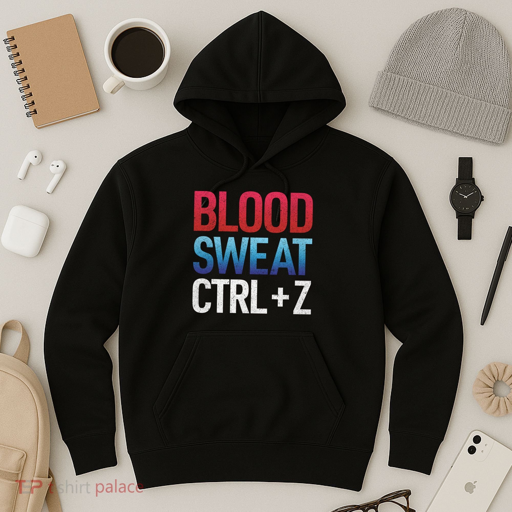 Blood Sweat Ctrl Z Hoodie