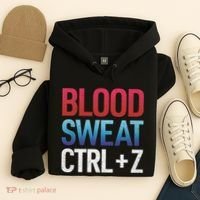 Blood Sweat Ctrl Z Hoodie thumb 4