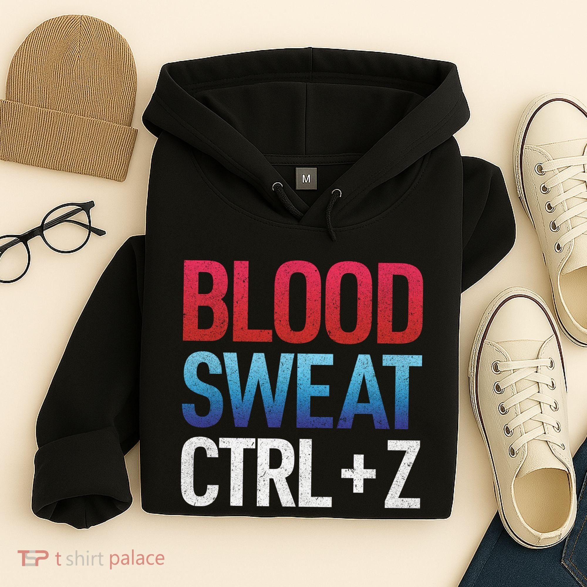 Blood Sweat Ctrl Z Hoodie