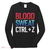 Blood Sweat Ctrl Z Long Sleeve Shirt thumb 0