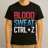 Blood Sweat Ctrl Z T-Shirt thumb 3