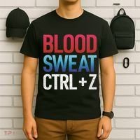 Blood Sweat Ctrl Z T-Shirt thumb 6