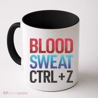 Blood Sweat Ctrl Z Coffee Mug thumb 0