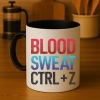Blood Sweat Ctrl Z Coffee Mug thumb 4