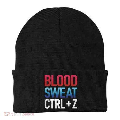 Blood Sweat Ctrl Z Beanie