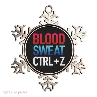 Blood Sweat Ctrl Z Ornament