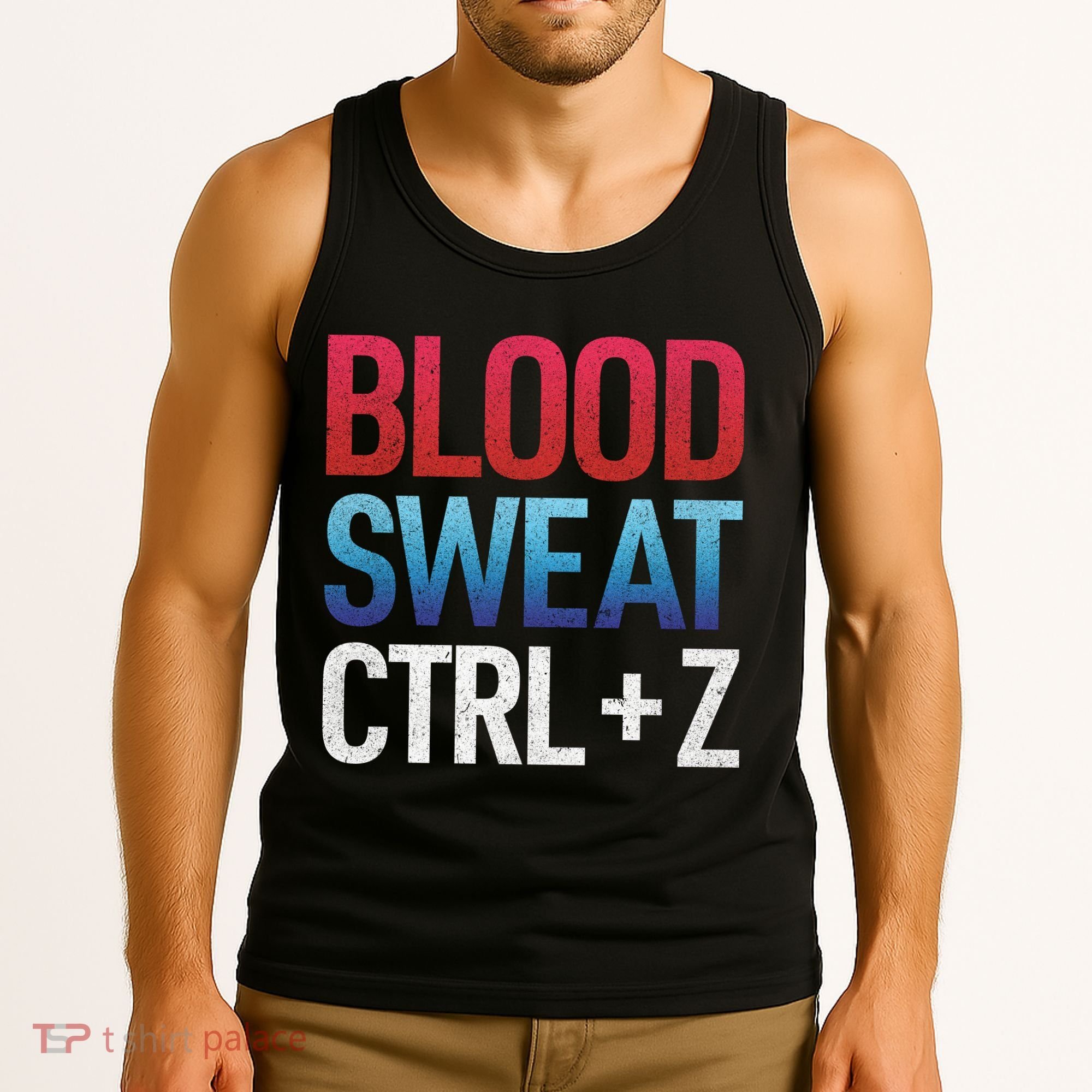 Blood Sweat Ctrl Z Tank Top