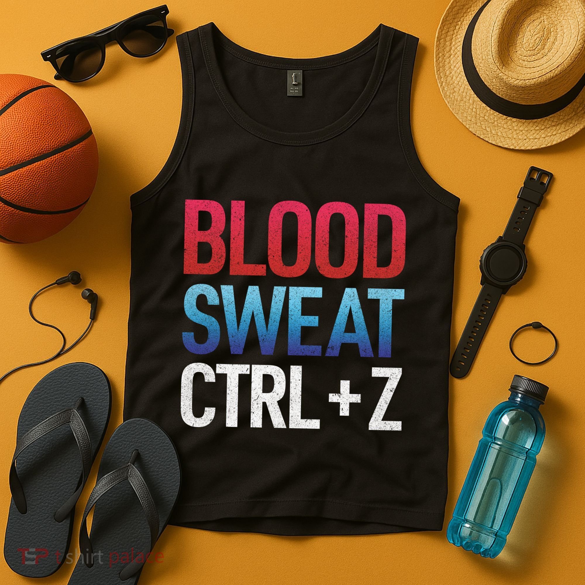 Blood Sweat Ctrl Z Tank Top