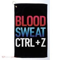 Blood Sweat Ctrl Z Golf Towel thumb 0