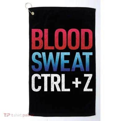 Blood Sweat Ctrl Z Golf Towel