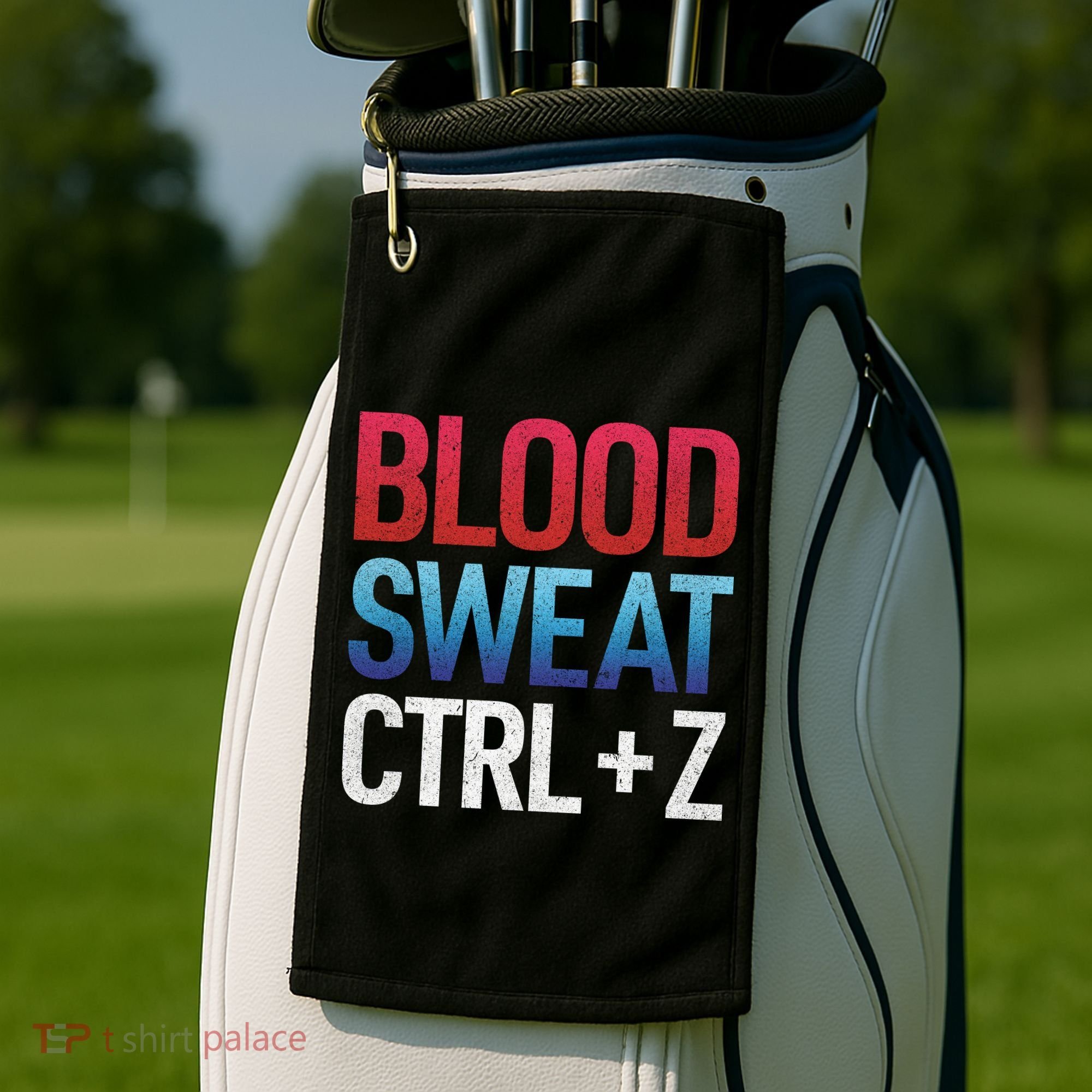 Blood Sweat Ctrl Z Golf Towel