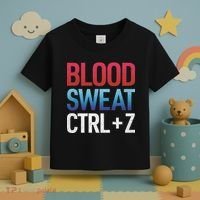 Blood Sweat Ctrl Z Toddler T-Shirt thumb 3