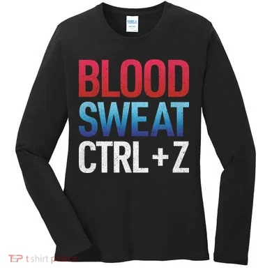 Blood Sweat Ctrl Z Women's Long Sleeve Shirt