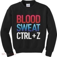 Blood Sweat Ctrl Z Kids Sweatshirt thumb 0