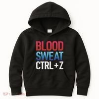 Blood Sweat Ctrl Z Kids Hoodie thumb 0