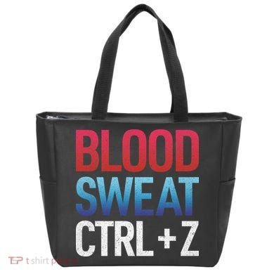 Blood Sweat Ctrl Z Tote Bag