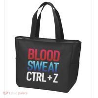 Blood Sweat Ctrl Z Tote Bag thumb 3