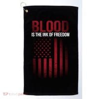 Blood The Ink of Freedom Golf Towel thumb 0
