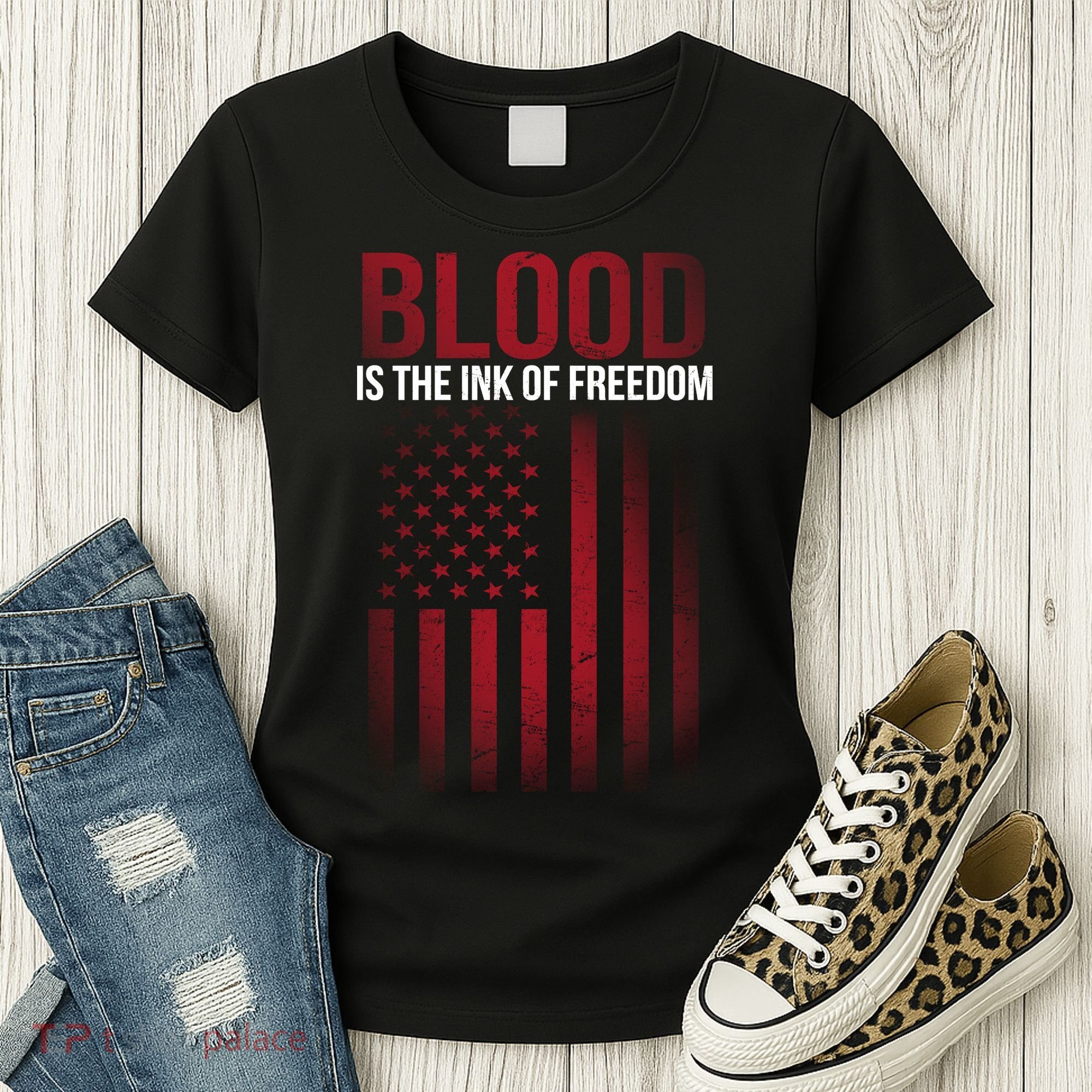 Blood The Ink of Freedom Women's T-Shirt