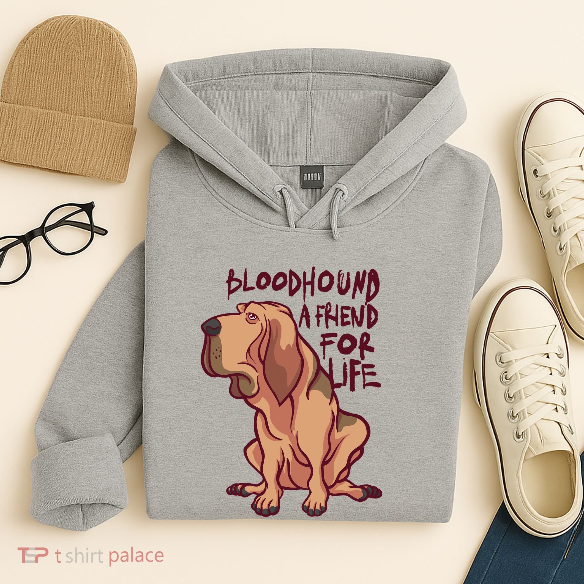 Bloodhound A Friend For Life Hoodie