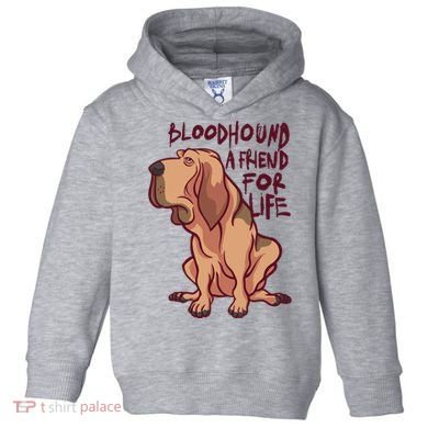 Bloodhound A Friend For Life Toddler Hoodie