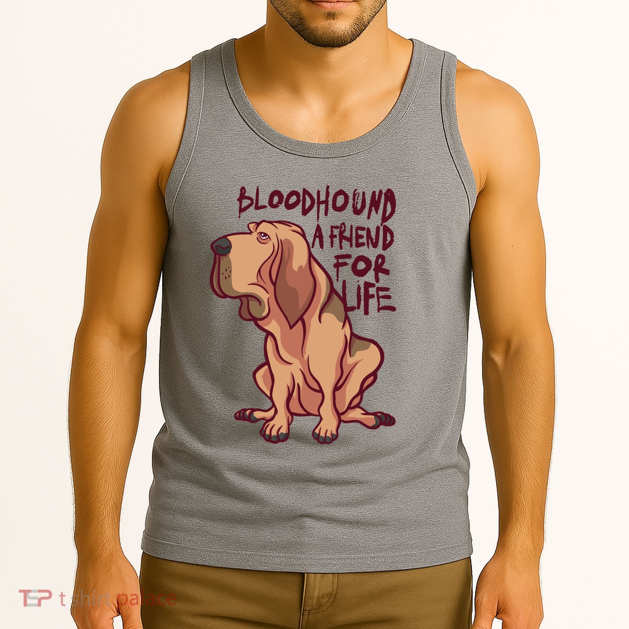 Bloodhound A Friend For Life Tank Top