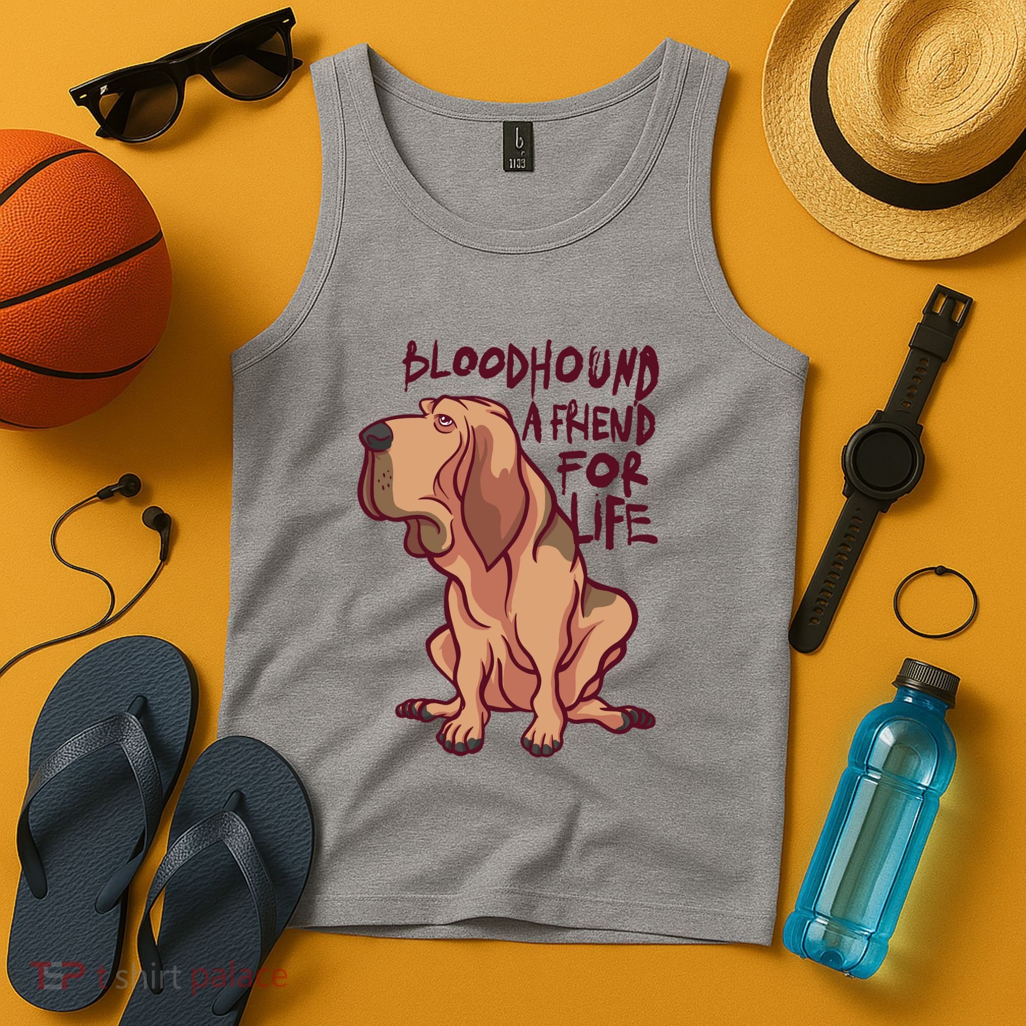 Bloodhound A Friend For Life Tank Top