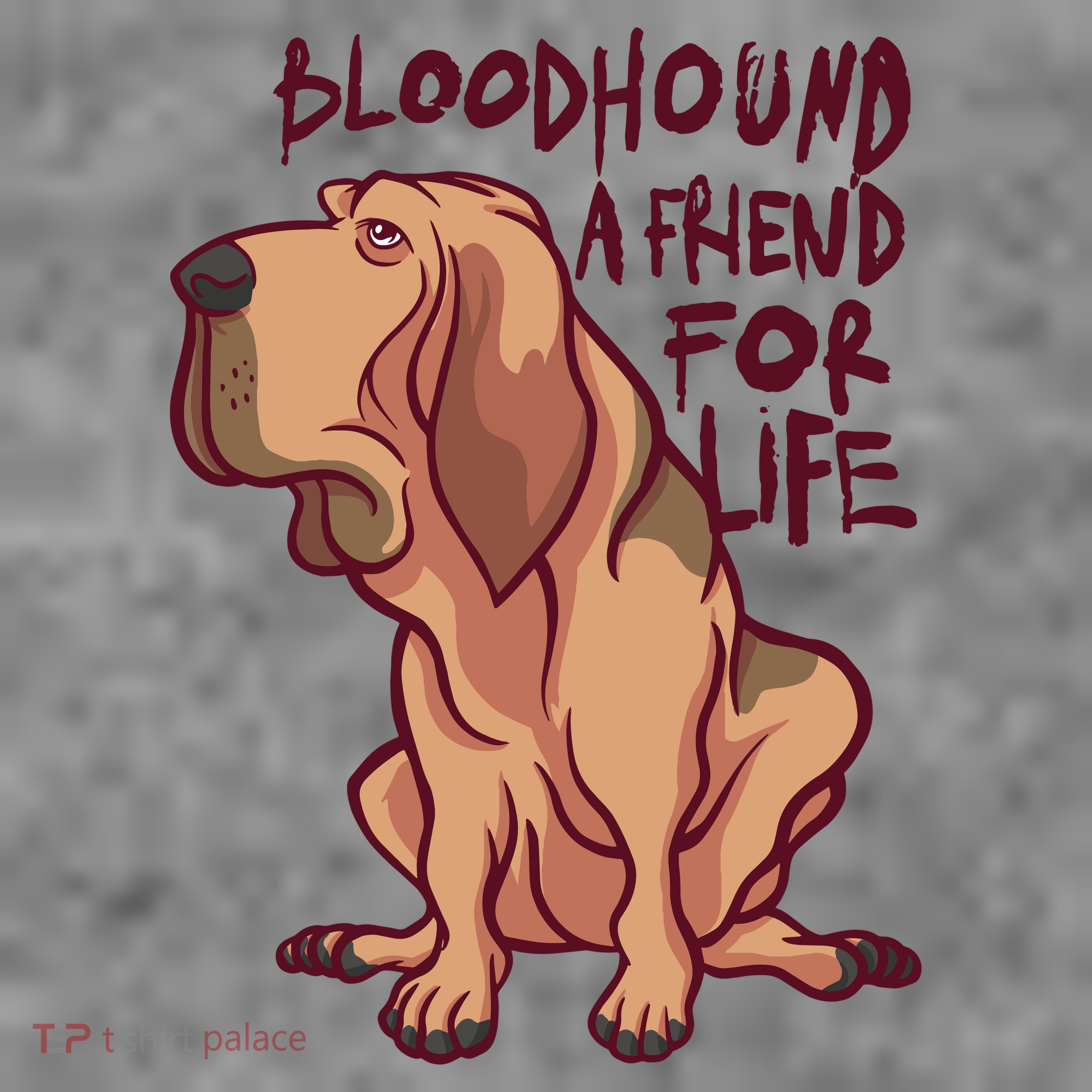 Bloodhound A Friend For Life Women's Long Sleeve Shirt