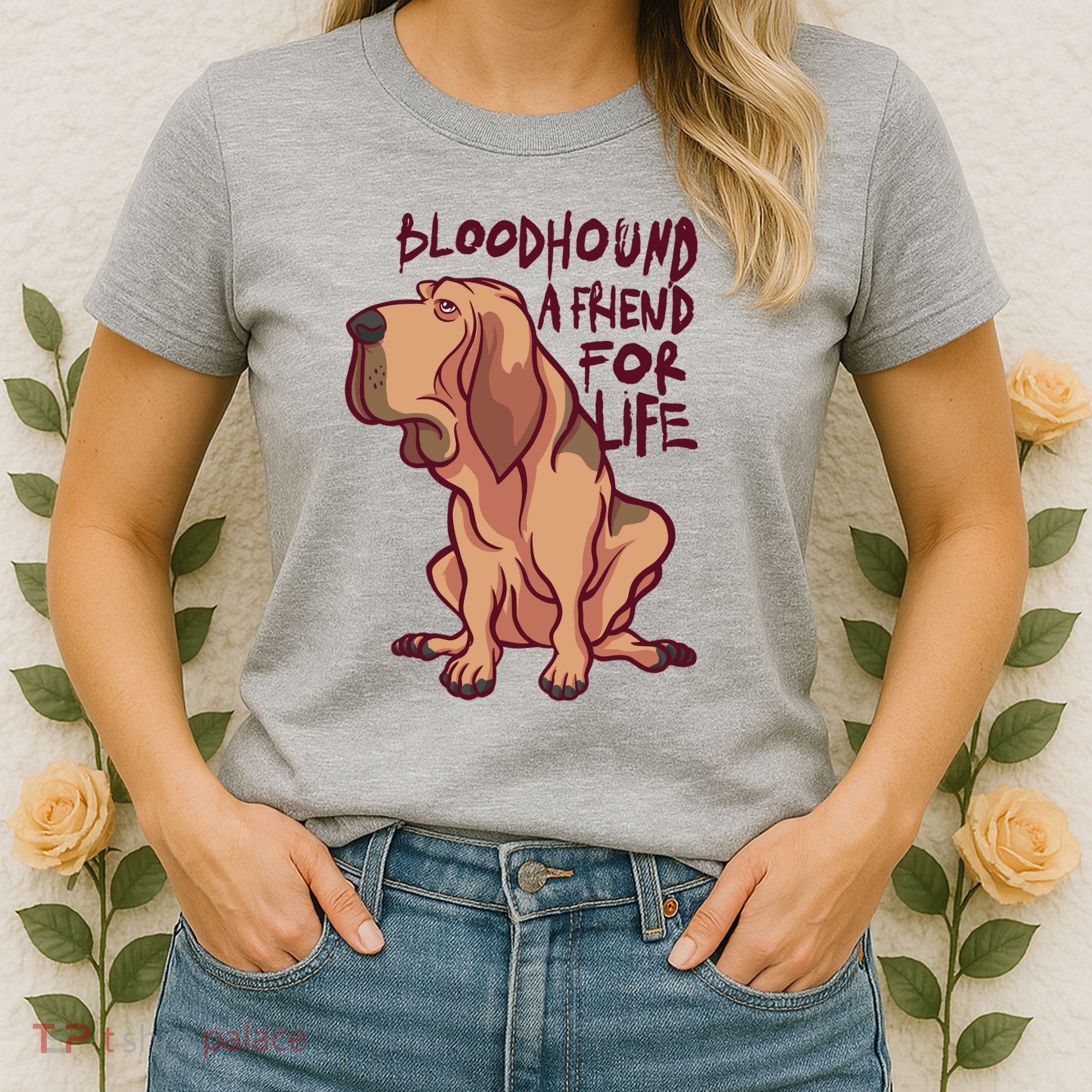 Bloodhound A Friend For Life Women's T-Shirt
