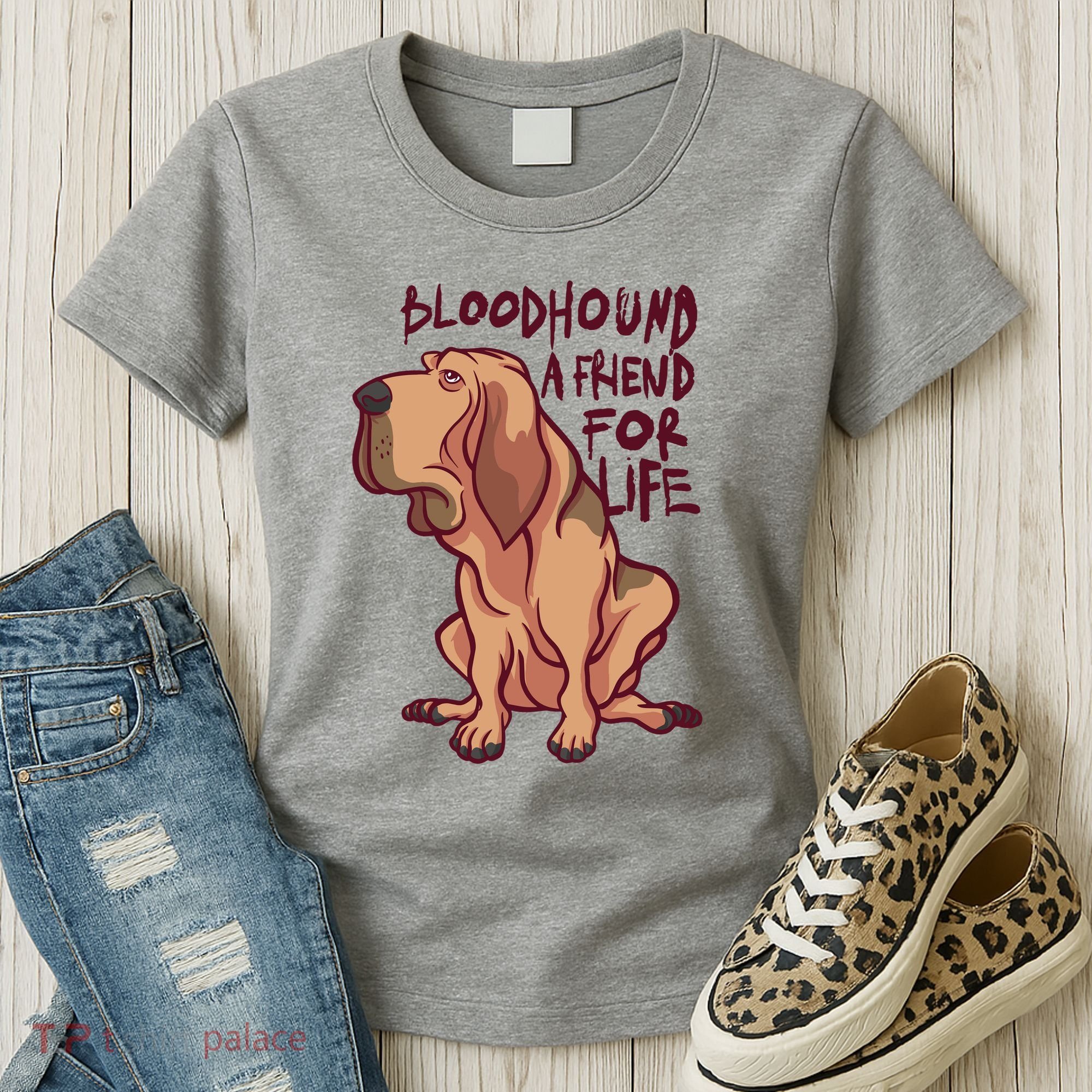 Bloodhound A Friend For Life Women's T-Shirt
