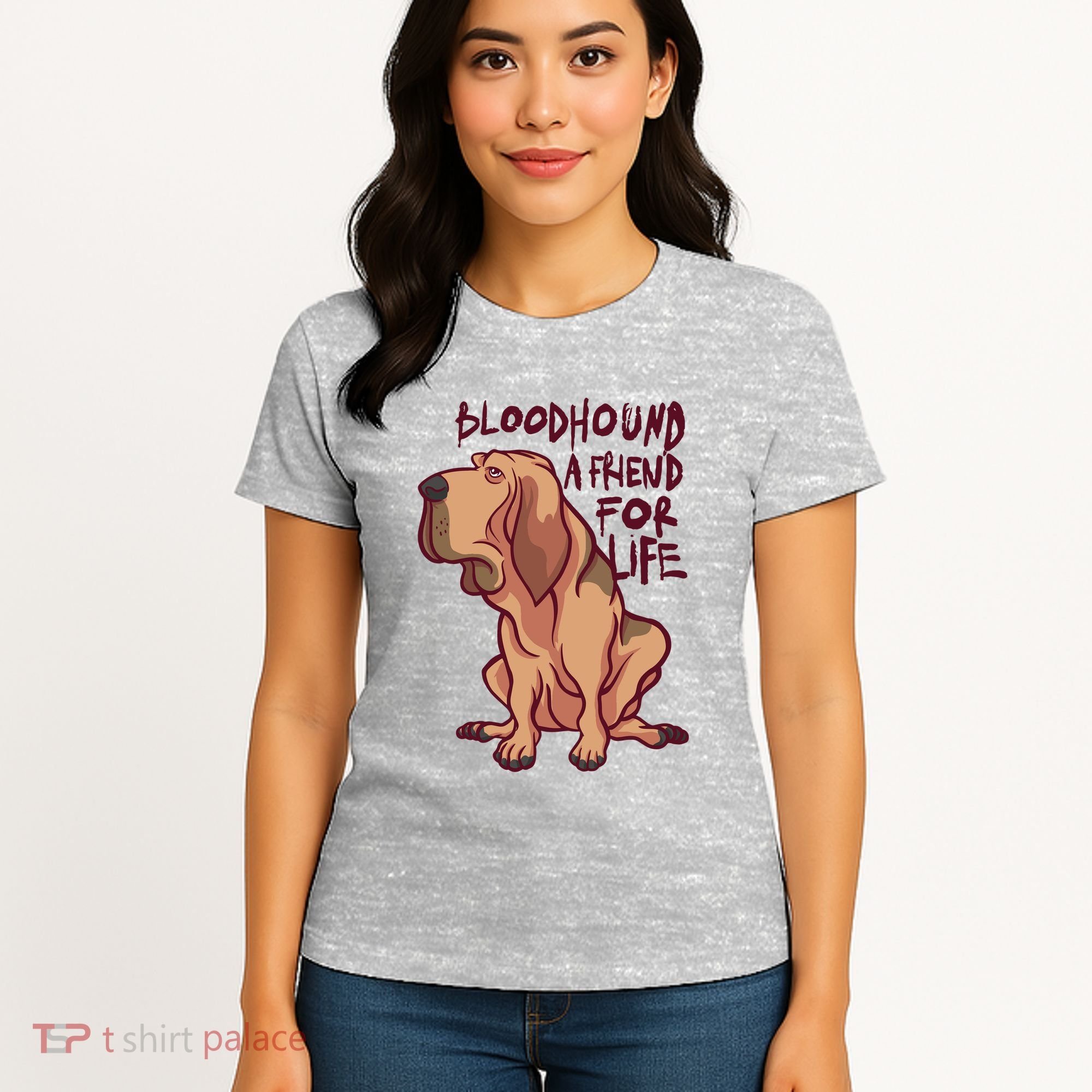 Bloodhound A Friend For Life Women's T-Shirt
