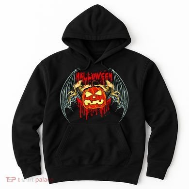Bloody Bat Pumpkin Halloween Hoodie