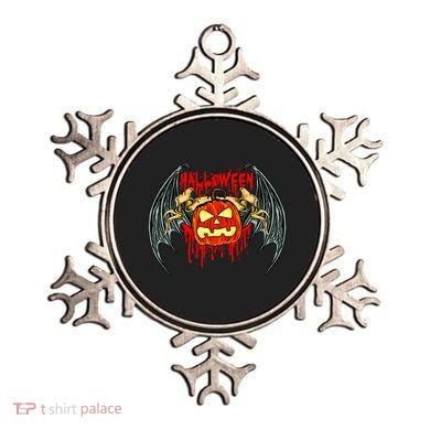 Bloody Bat Pumpkin Halloween Ornament